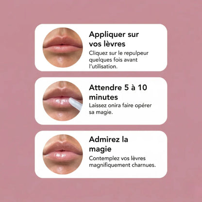 Repulpeur de lèvres instantané signature